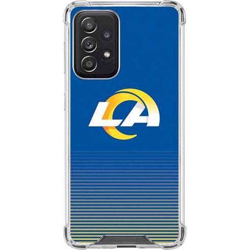 NFL Los Angeles Rams Breakaway Galaxy A52 5G Clear Case
